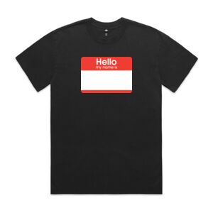 Mens Heavy Faded Oversized Tee (same day) Thumbnail